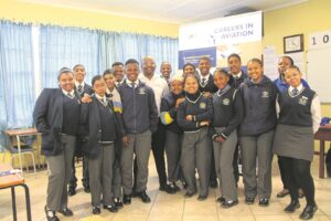 Learners hear about aviation