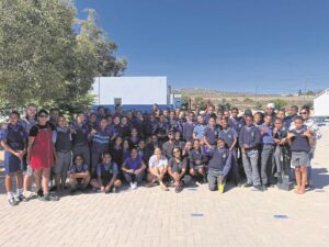 Cove learners help to plant 70 spekboom trees