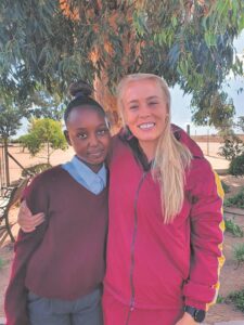Jurie Hayes has a netball star