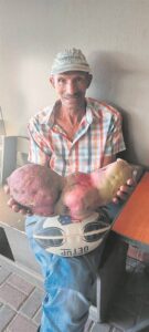 Bielie van ’n bosbok-patat vir Hopefield se Oom Lange