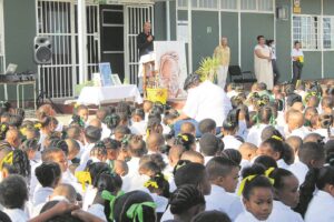 Joshlin remembered and prayed for at Diazville Primary