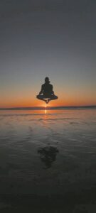 Where’s the magic carpet? Levitating at sunset