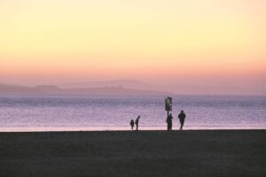 Son sak oor die Langebaan-meer