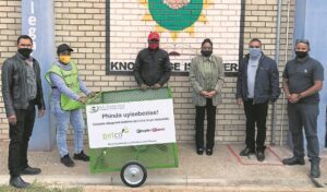 Recycles to feed kids, create jobs