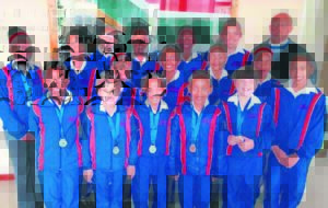 Provincial colours for young gymnasts