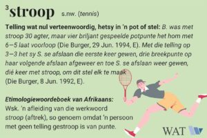 Ons woord van die week