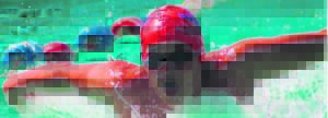Soos visse in die water