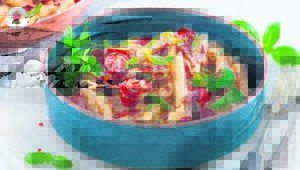 Garlic and bacon pasta