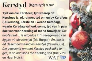 Woord van die week