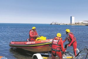 NSRI in volle gang in STHB