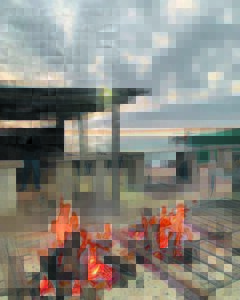 Atmosfeer met herstelwerk behou