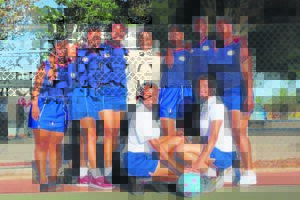 Netbalmeisies wys hul staal