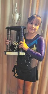 Gymnasts celebrate club members at prize giving