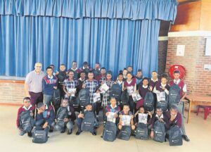 Transnet ‘writes’ gift pack cheque for Diazville High