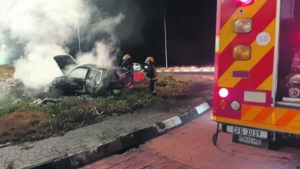 Drie sterf in twee naweekongelukke