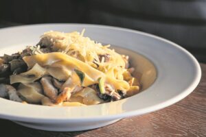 Romerige sampioenpasta