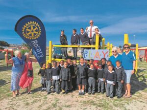 Rotary brightens up school’s playground