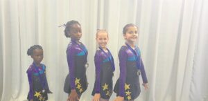 Young gymnasts in Malmesbury