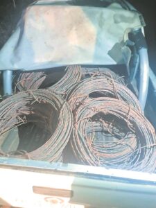 Stolen copper cable found