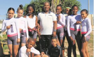 Eerste kompetisie vir gimnaste