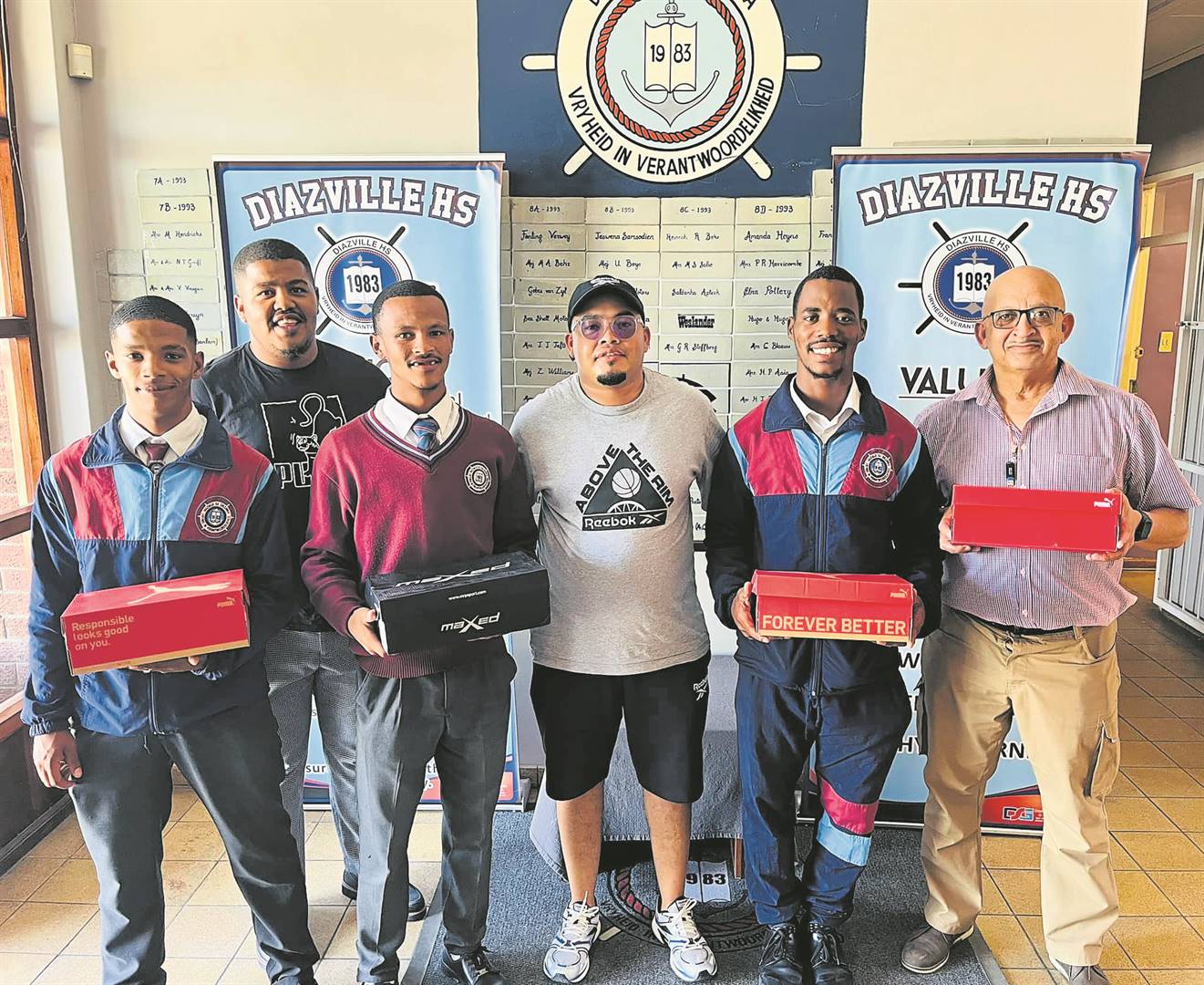 West Coast Blues 7s supports Diazville High School