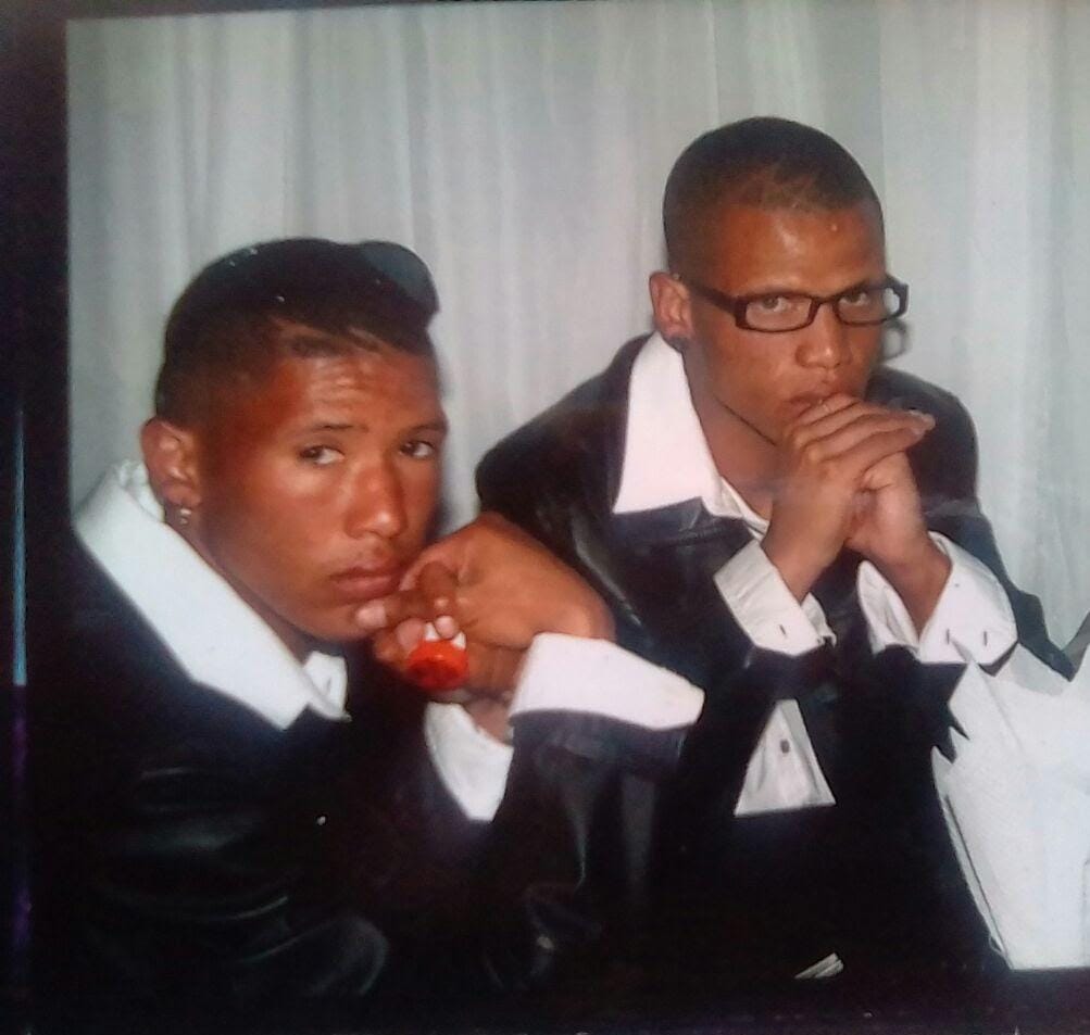 Wyle Chester van der Heever (regs) saam met sy tweelingbroer, Roberto.