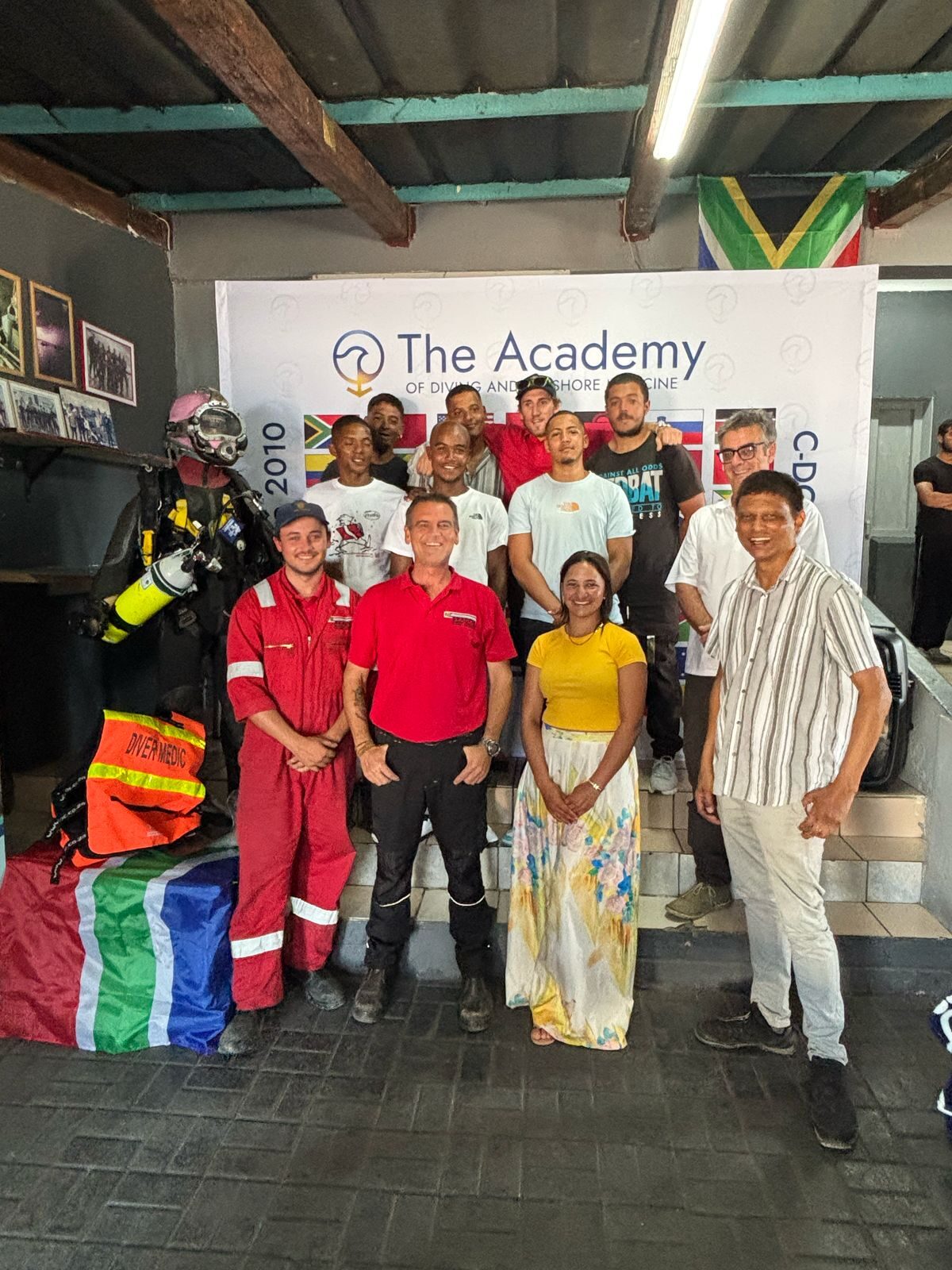 Seven do dive-training programme at Saldanha academy