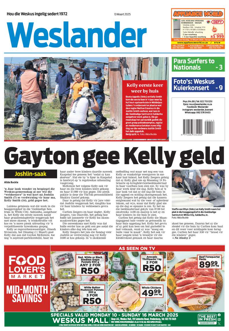 Weslander E-edition – 13 March 2025