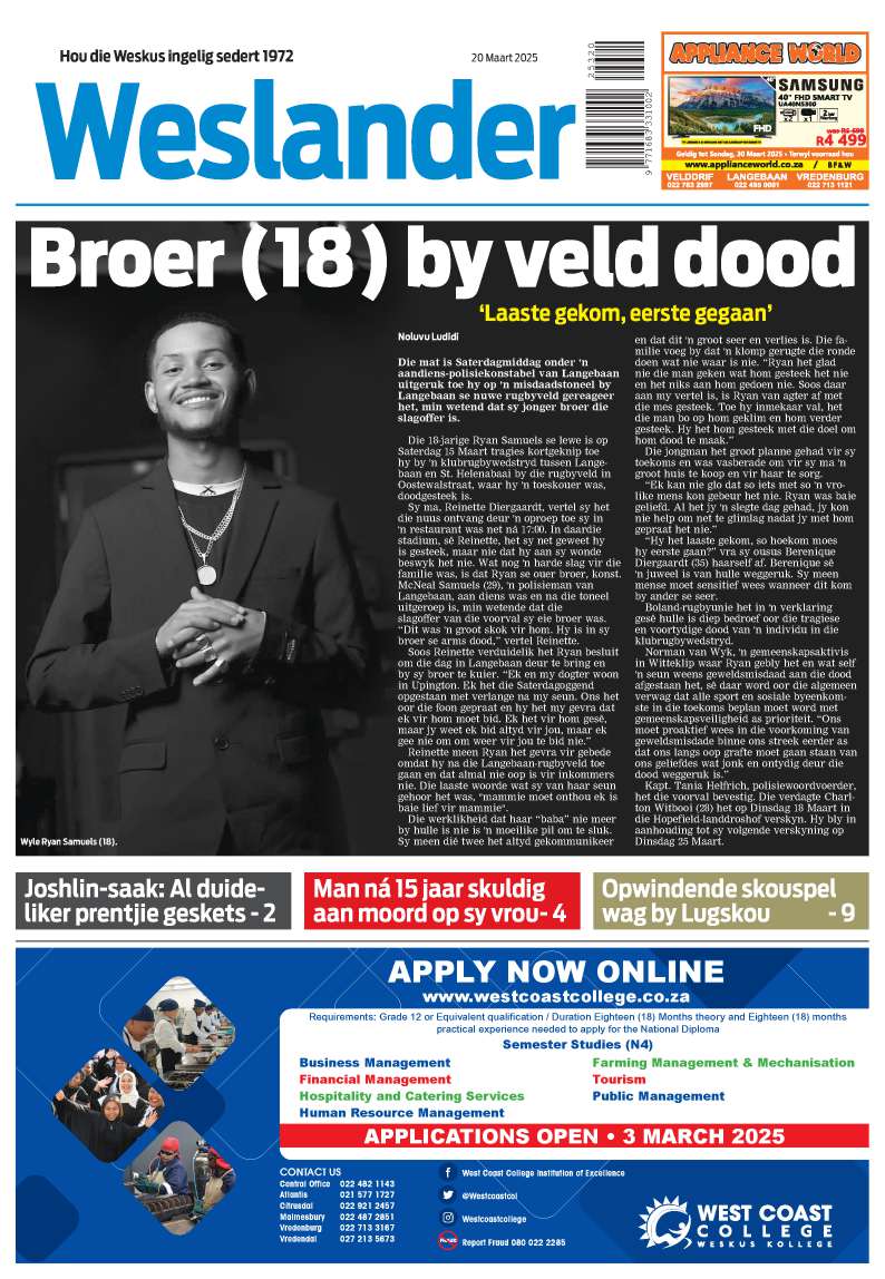 Weslander E-edition – 20 March 2025