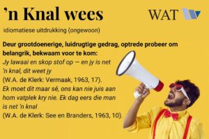 Woord van die week