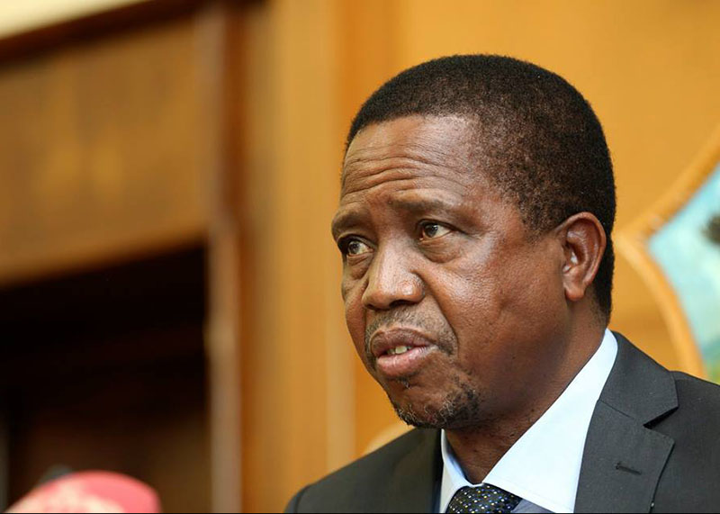 A South African judge halted on Wednesday the burial of former Zambian president Edgar Lungu while the funeral service was underway