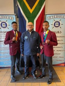 2 DHS boxers represented the West Coast, 1 SA in June
