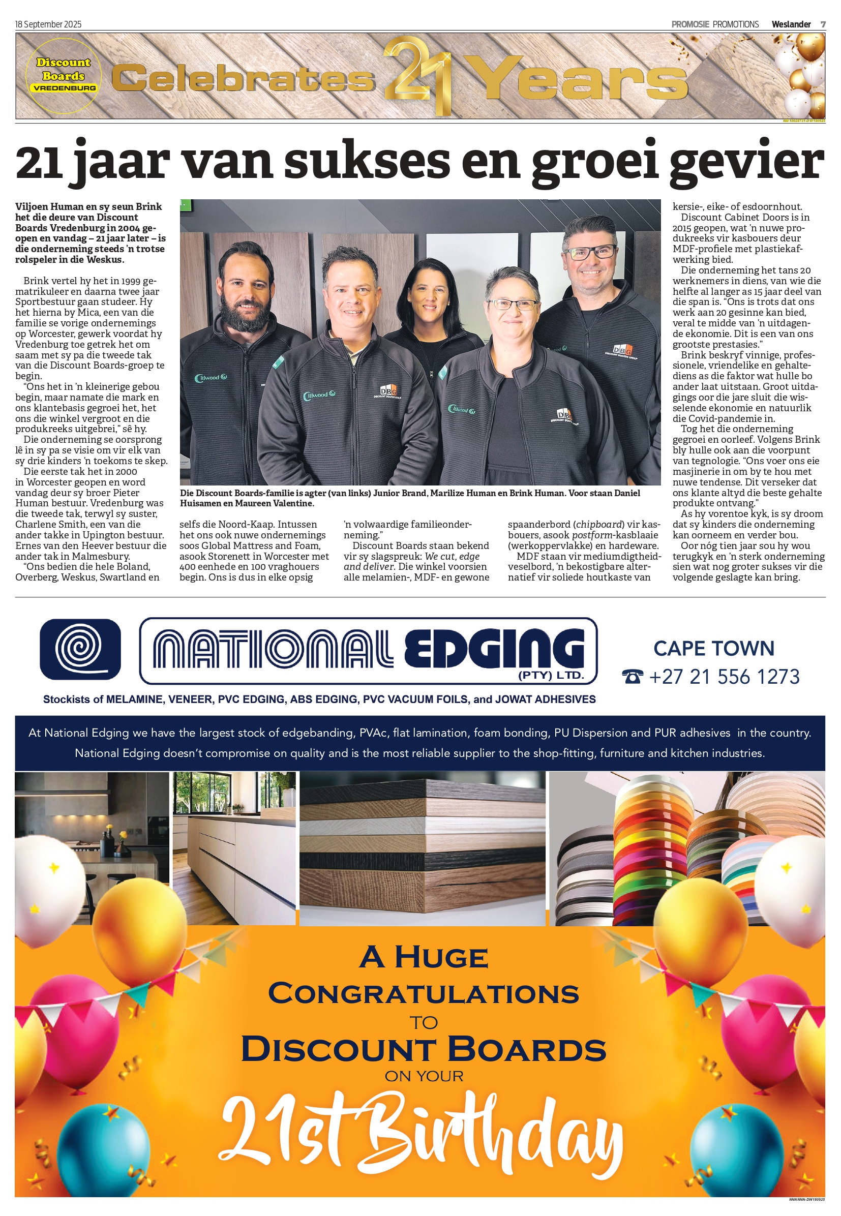 Discount Boards Vredenburg word 21.