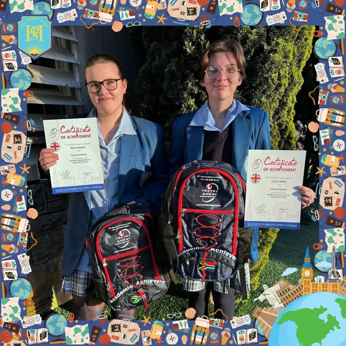 Twee van Piketberg gaan oorsee