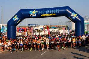Mykonos half-marathon, 10 km and 5 km Fun Run taking place tomorrow