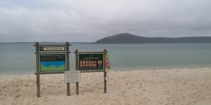 Reddingsdrama by Shark Bay, Langebaan