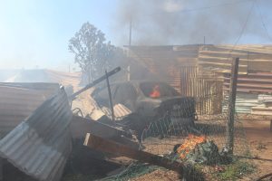 Homes, cars lost