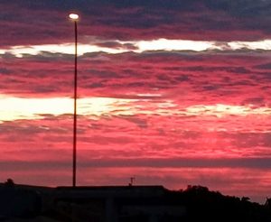 Mooi sonsondergang