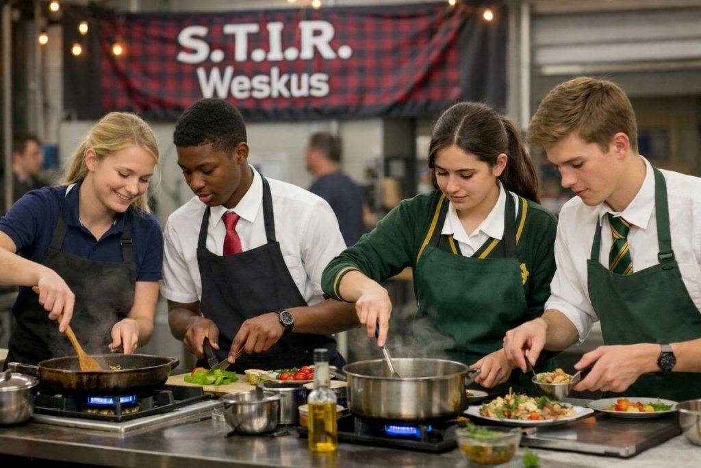 Send your video of you, cooking up a storm to 
stirweskus@gmail.com
