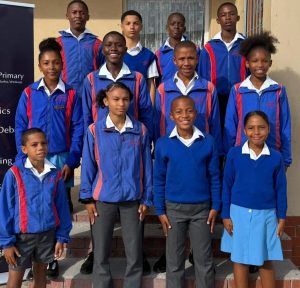 Saldanha Primary School athletes ready