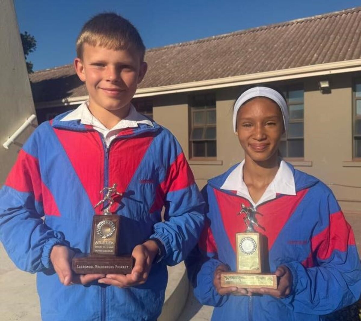 Jong leerders presteer in atletiek