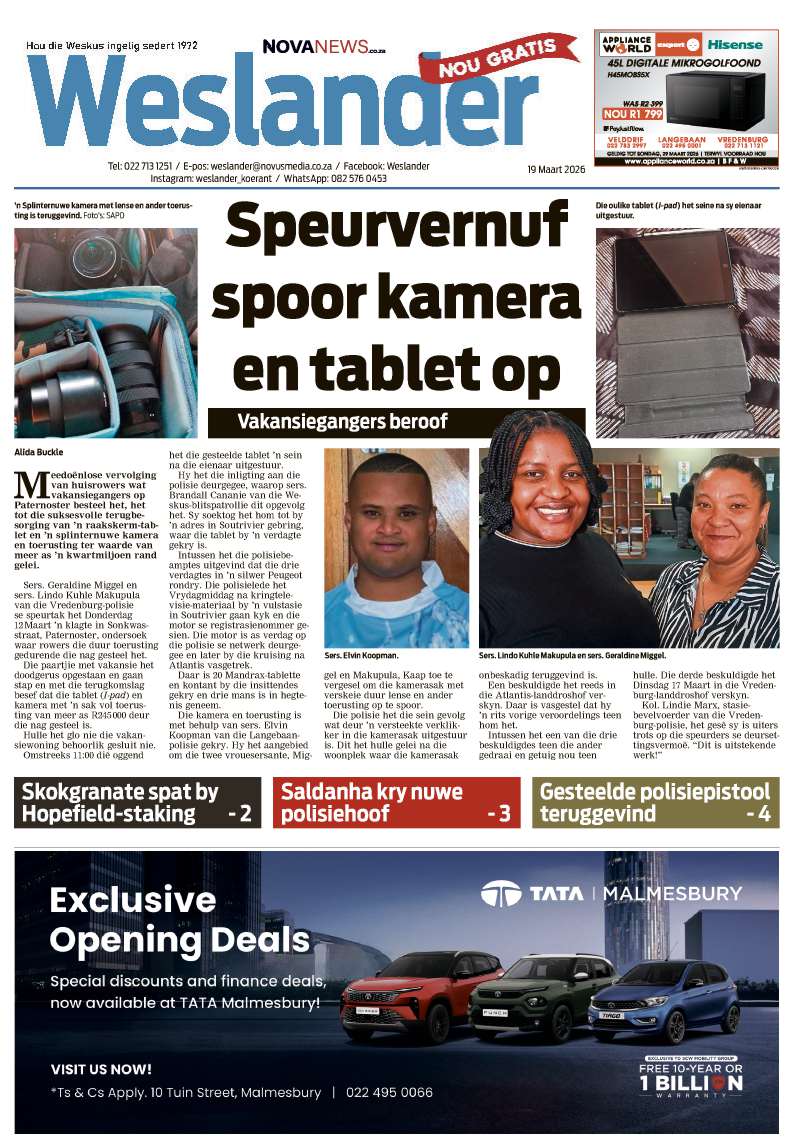 Weslander E-Edition – 19 March 2026