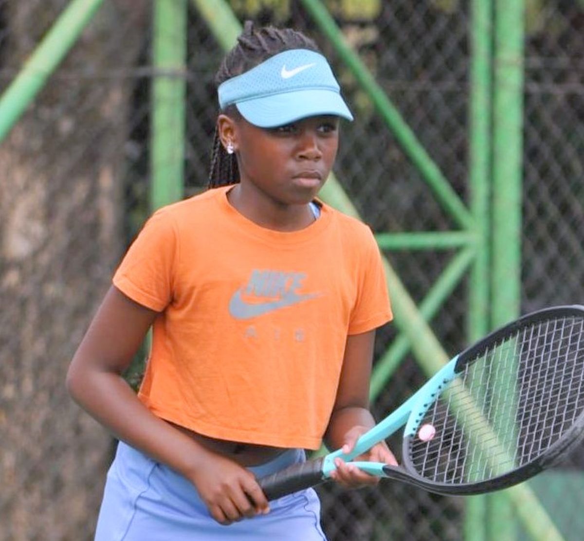 Tennis player Majesty Masanga.