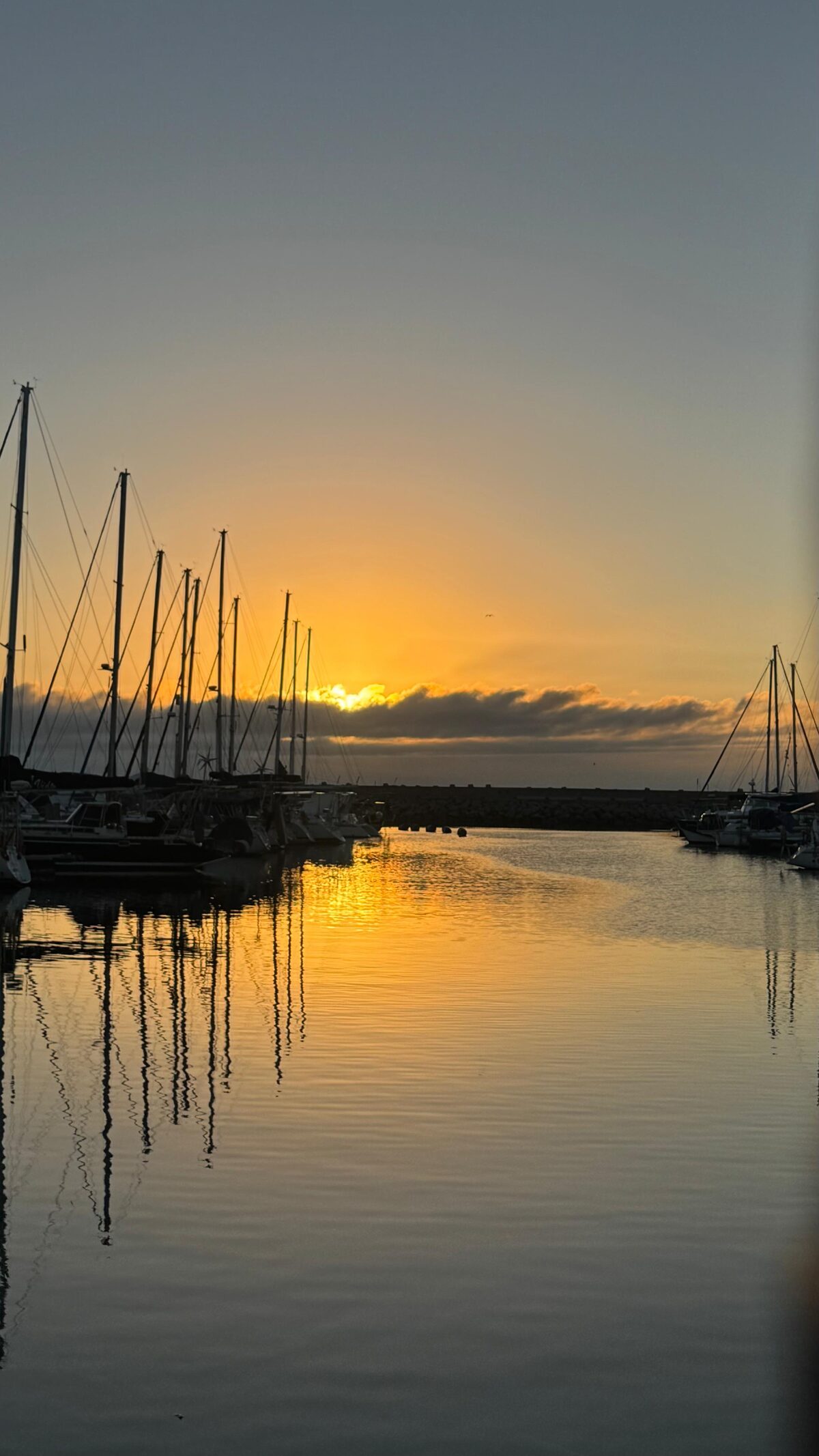 Sonsondergang oor Langebaan