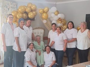 Tannie Kriel vier haar honderdste jaar