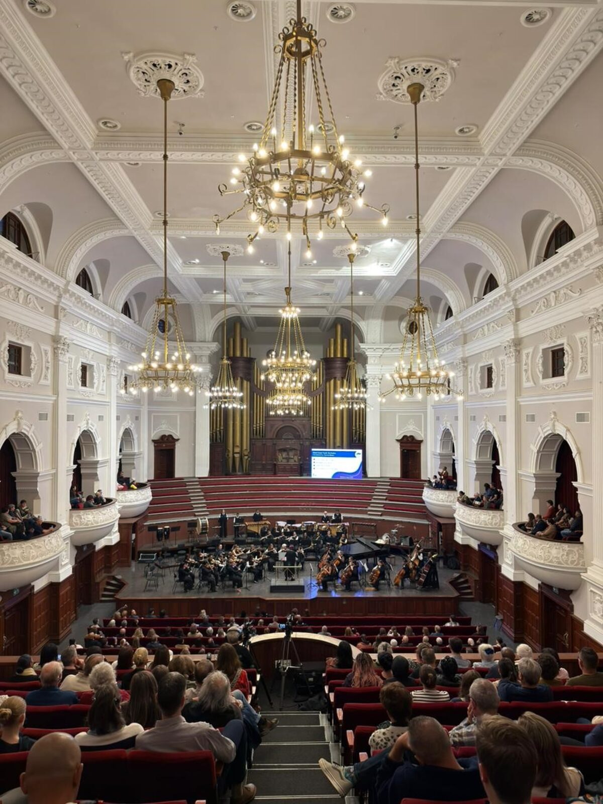 The West Coast Youth Orchestra at CT City Hall