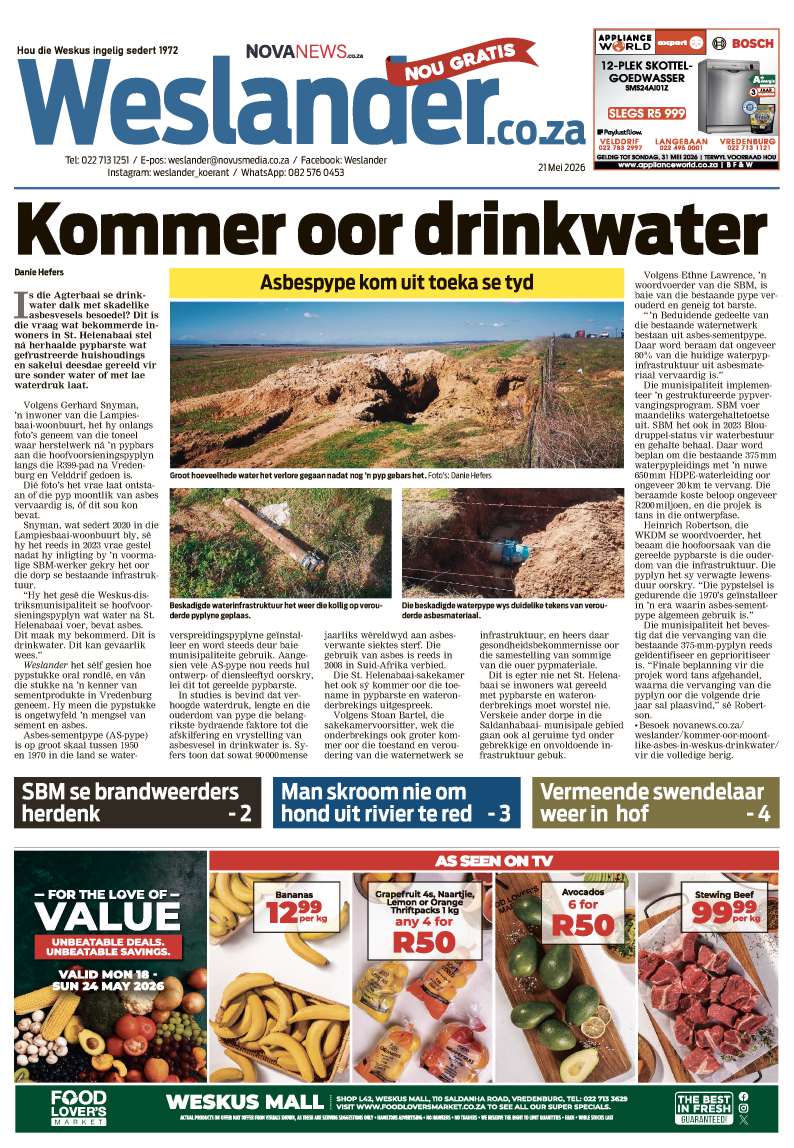 Weslander E-Edition – 21 May 2026