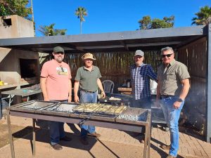 Heerlike snoek op die kole