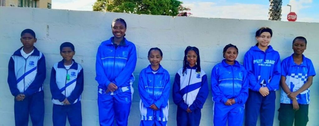 Diazville Primary School chess learners.