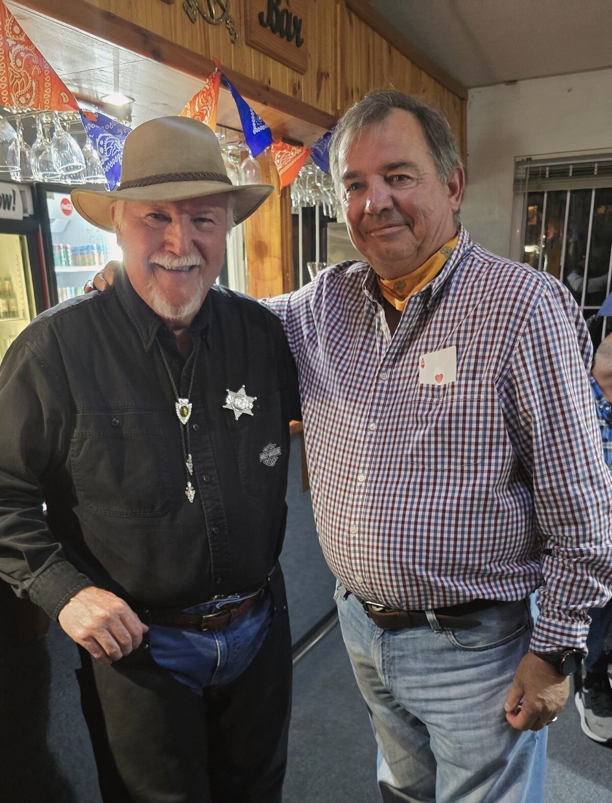 Commodore Bruce Quayle and Vice-Commodore Jeff Hampton. 